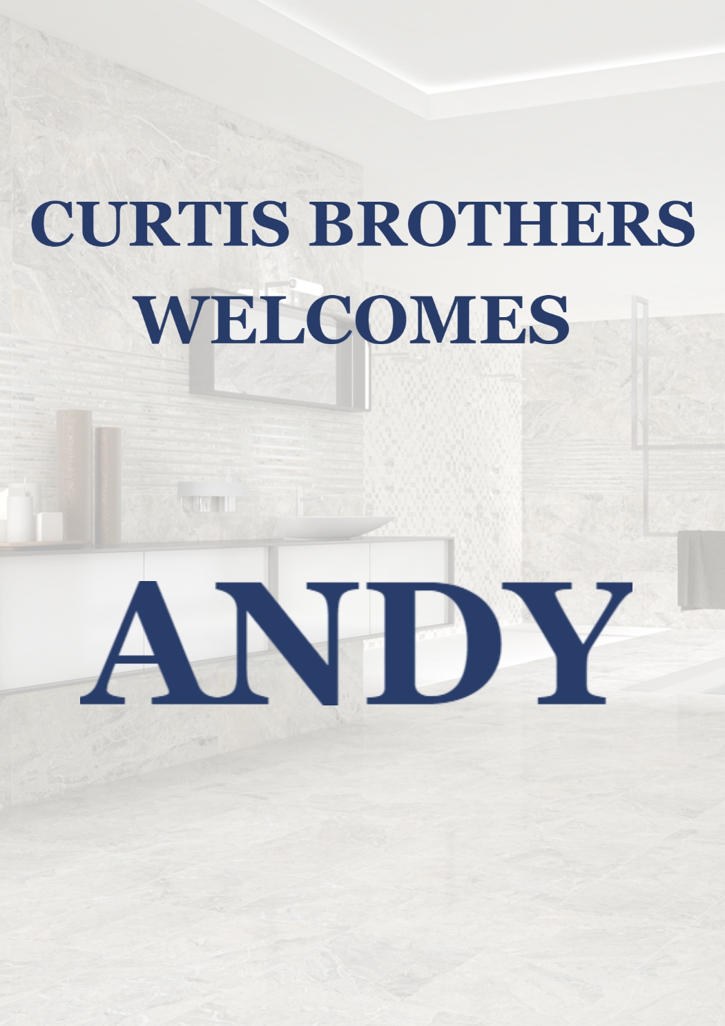 Welcome Andy